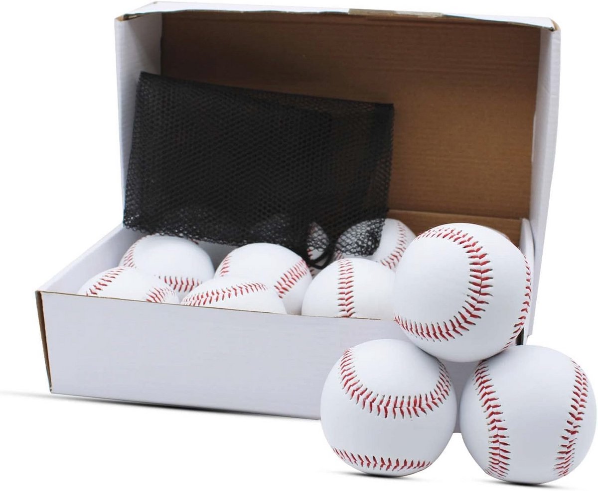 12 Pack Honkballen voor Oefenen en Training - Zachte Gooien voor Batting, Fielding, Slaan en Pitching