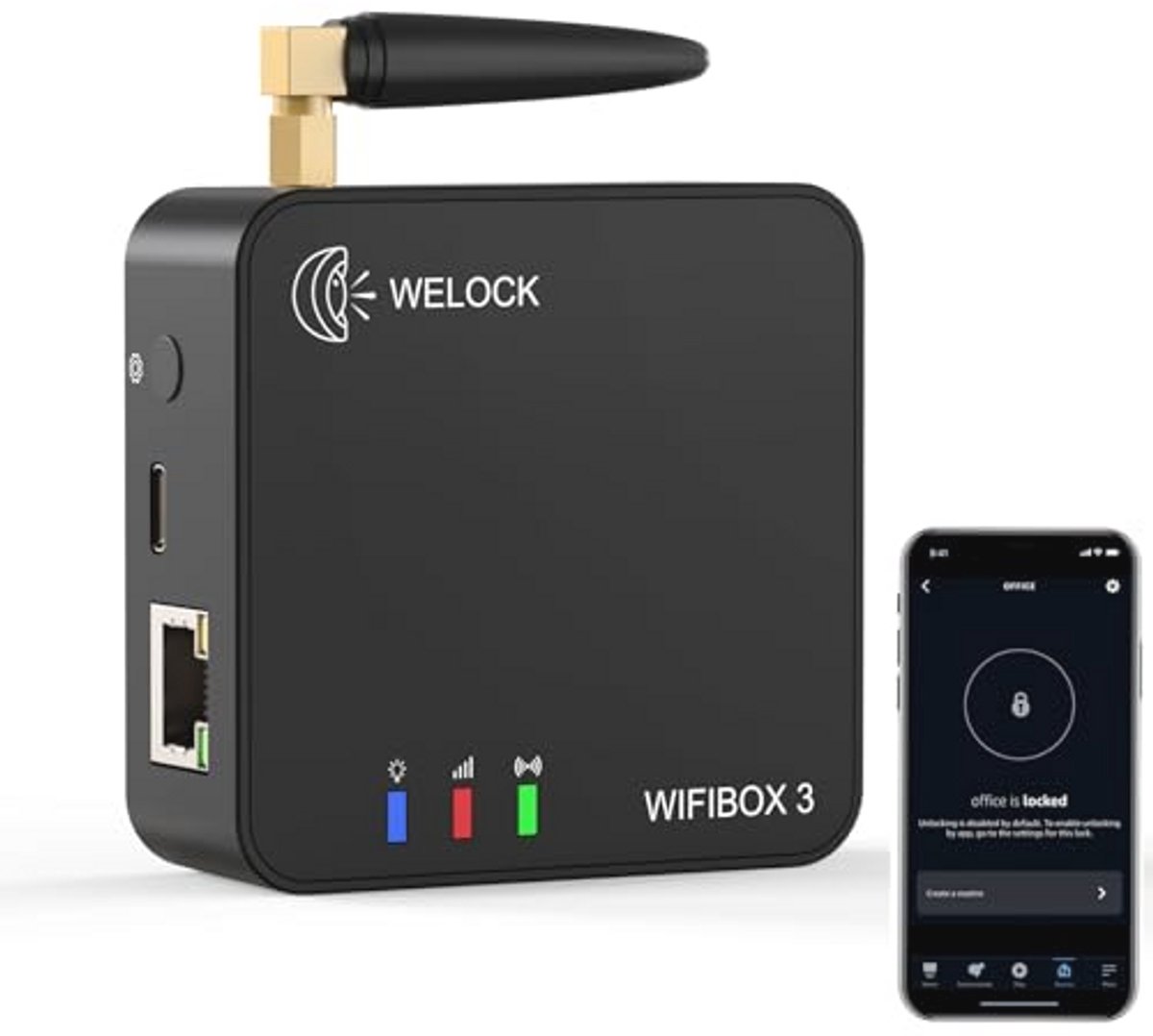 Slimme Bluetooth-gateway voor het ontsluiten van slimme sloten met Alexa-ondersteuning