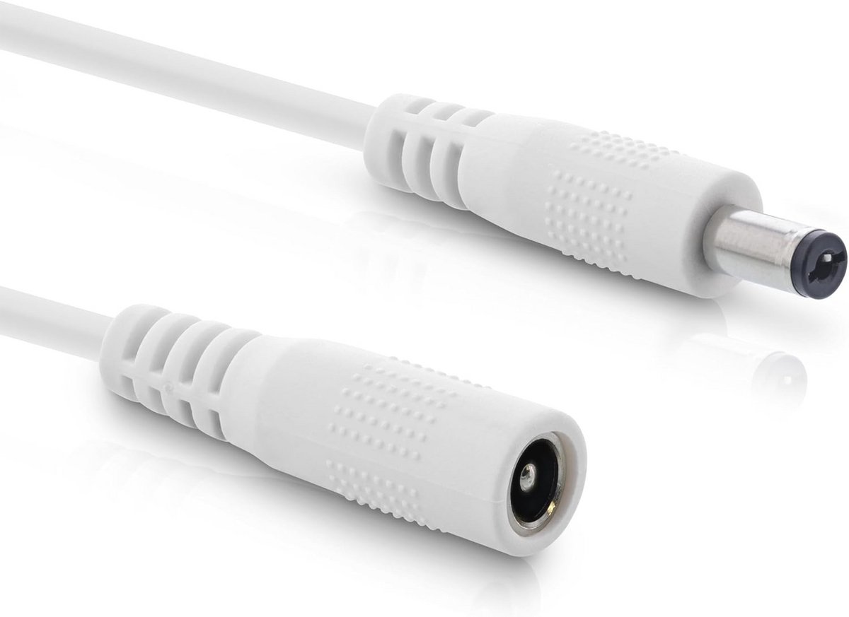Universele DC-verlengkabel voor ledstrips, bewakingscamera's, printers en meer - 5,5 x 2,1 mm, 3 m