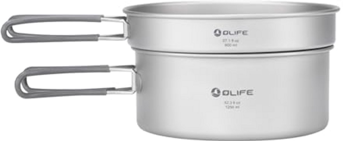 Titanium Kookset voor Kamperen
