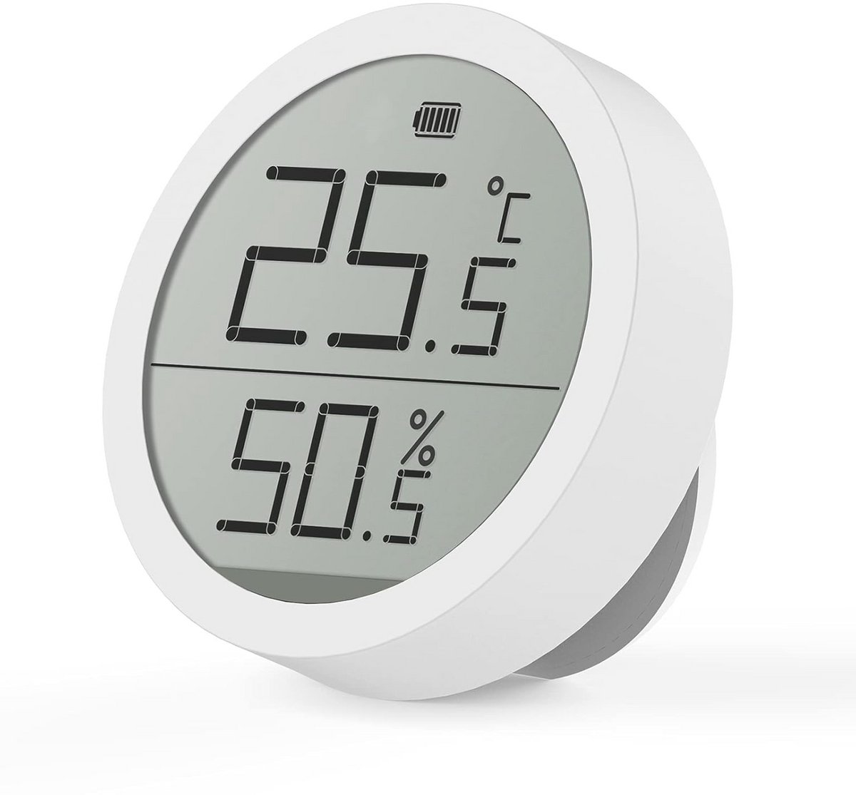 Hygrometer en Thermometer voor Binnen met LCD Scherm - Nauwkeurige Temperatuur- en Vochtigheidsmonitor zonder Bluetooth
