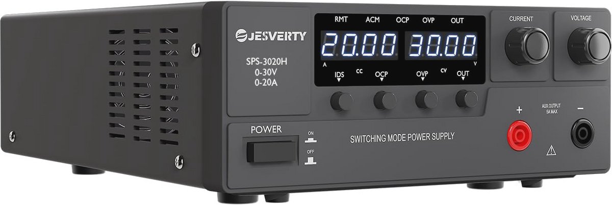 Variabele DC-tafelvoeding 0-30V 0-20A 600W met LED-display en OVP & OCP