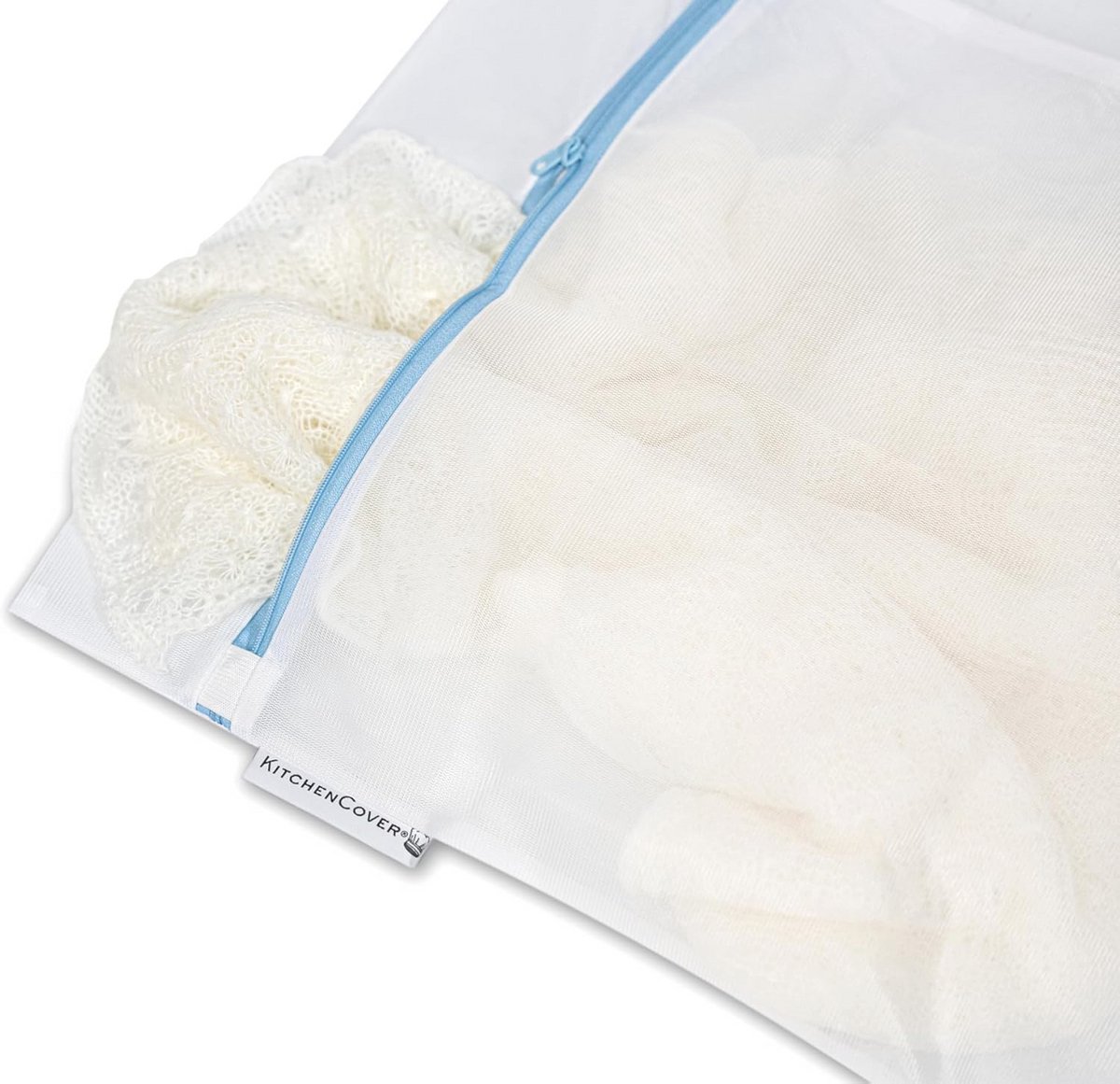Wasnet voor gevoelige kledingstukken - 30 x 40 cm, polyester, met ritssluiting