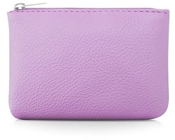 Zwarte PU Muntportemonnee met Ritssluiting voor Vrouwen - Draagbare Mini Portemonnee met Lychee Patroon