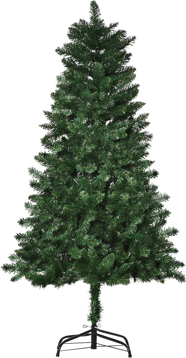 HOMCOM-Kerstboom-PVC-75x75x150cm-Vert
