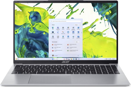 Aspire Lite AL17-31P-C7EA - Laptop - 17 inch - Intel N150 - 8GB - 128GB SSD - Zilver - incl 1 jaar Microsoft 365 Personal - Acer - Hoofdafbeelding