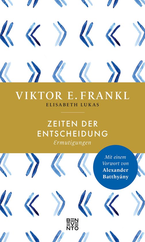 Livre 'Zeiten der Entscheidung' de Viktor E. Frankl, avec une bande jaune et un lettrage bleu.