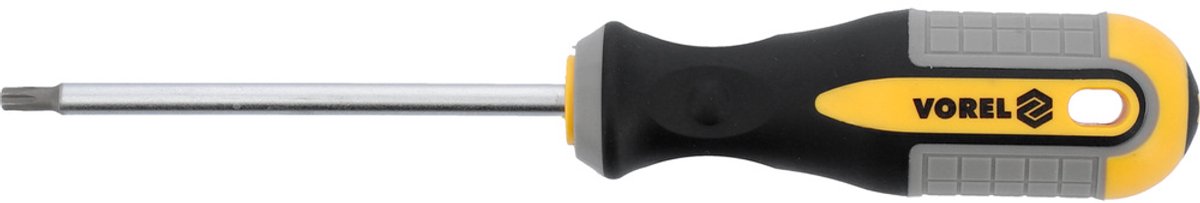 Vorel Torx Schroevendraaier T5x75mm CrV - Sterke Grip