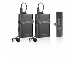 Boya 2.4 GHz Duo Lavalier Microfoon Draadloos BY-WM4 Pro-K4 voor iOS
