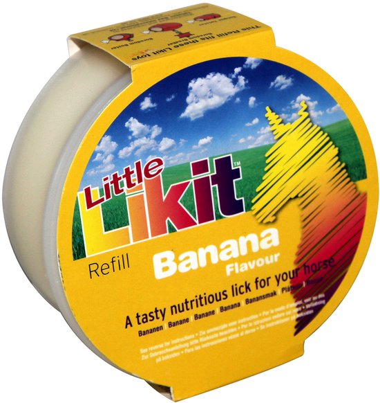 Likit Liksteen Paard - Banaan - 250 gram Likit Liksteen Paard - Banaan - 250 gram