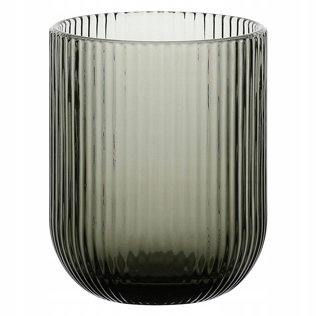 Rose&Tulipani Twisty Grijze Glas 260ml - Uniek Ribbel Design
