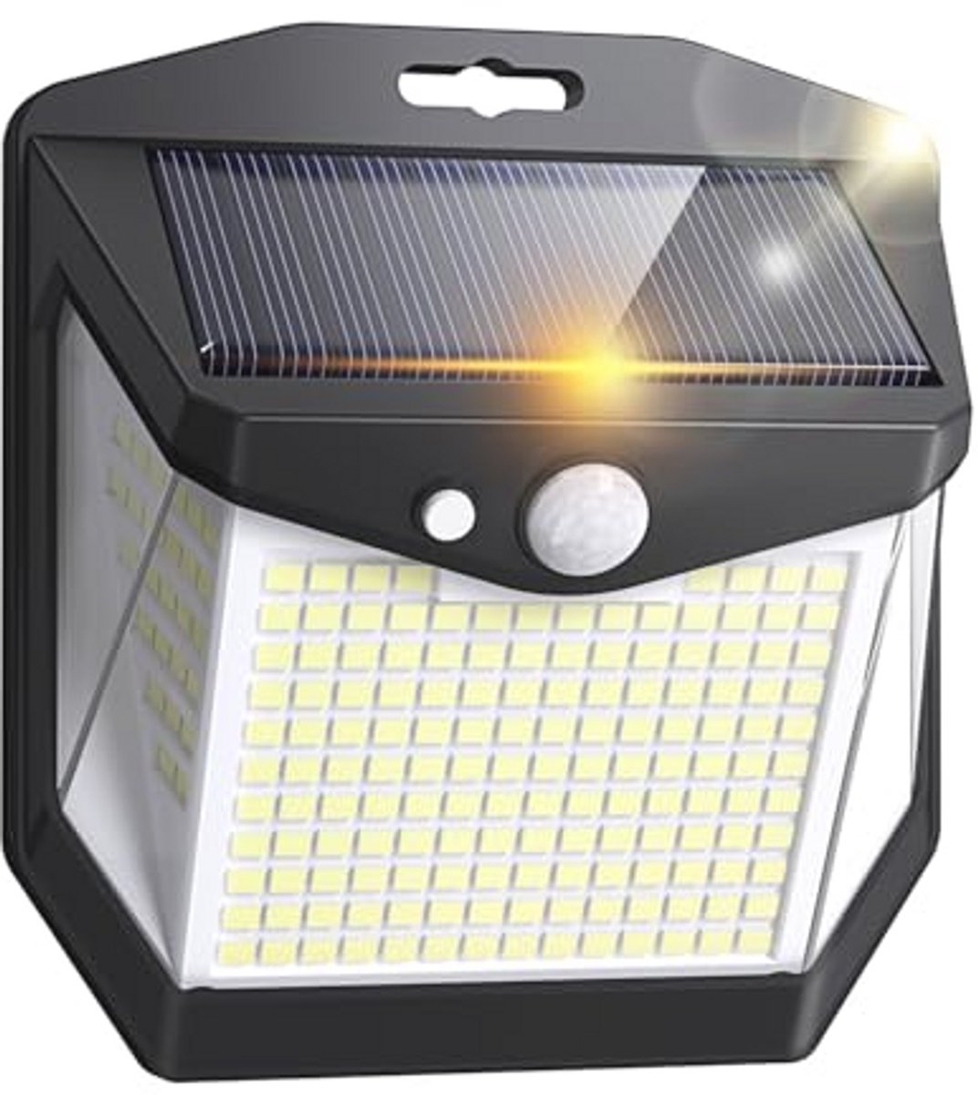 Zonne-energie buitenlamp met bewegingssensor en 248 LEDs - 3 modi - 270 graden verlichting voor tuin en terras