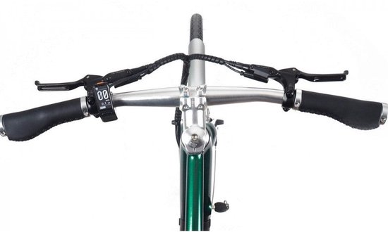 Qivelo Retro - Zwart - Elektrische Fiets - Lichtgewicht 15kg - 504Wh intube accu - Riemaandrijving van QIVELO — afbeelding 3