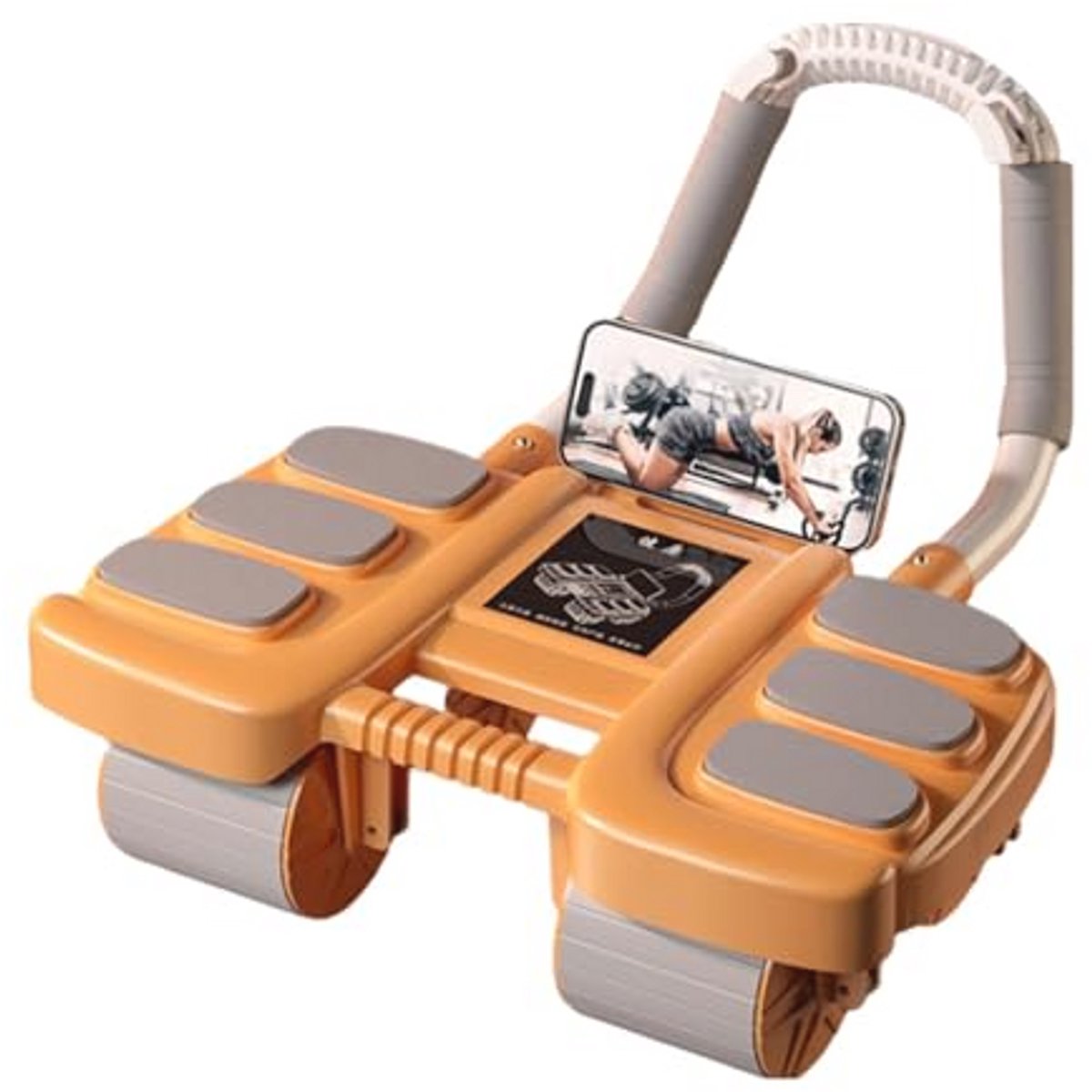Automatische Ab Roller met 6 Elleboogsteunen voor Core Training