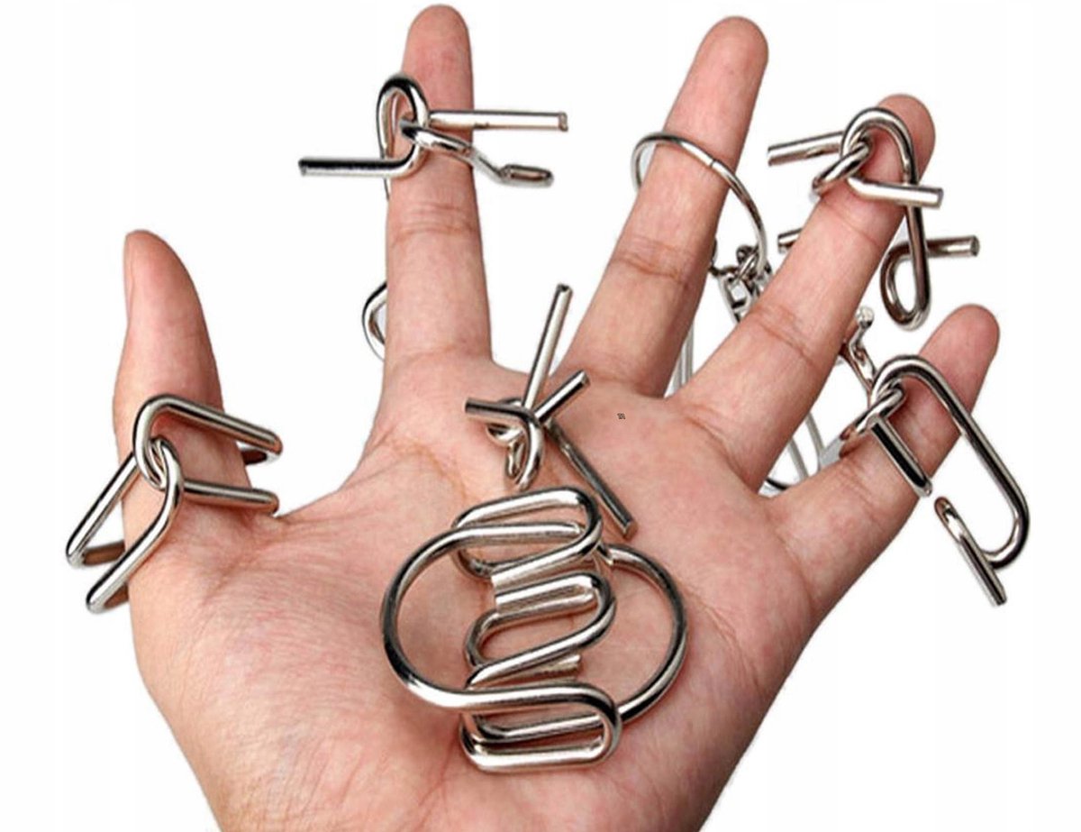 3D Metaalpuzzel - Uitdagende Metalen Denkspellen