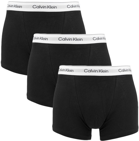 Calvin Klein Trunks Heren Onderbroeken - 3-pack - Zwart