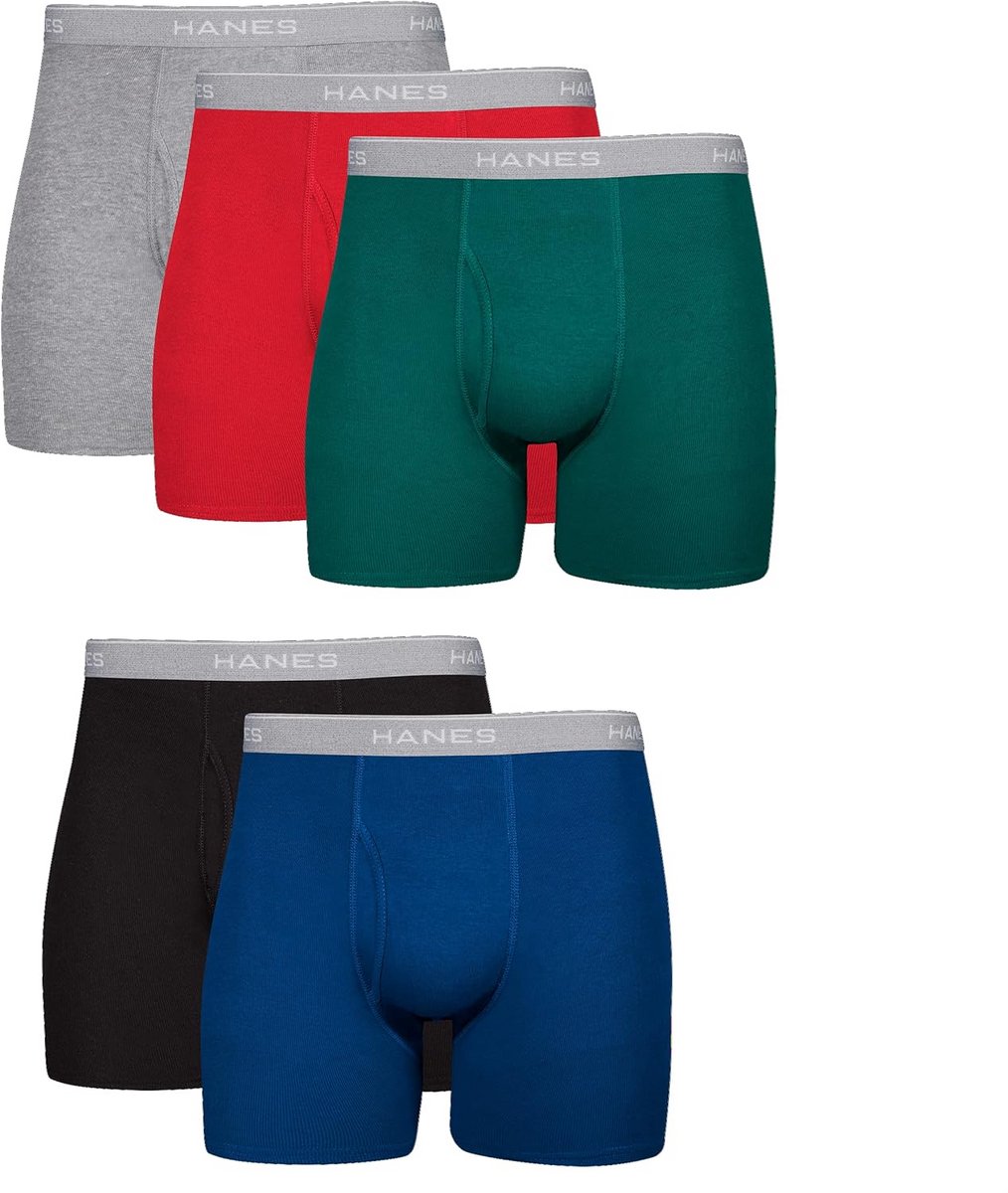 Comfortabele Heren Boxershorts - GEASSORTEERD - 5-pack L