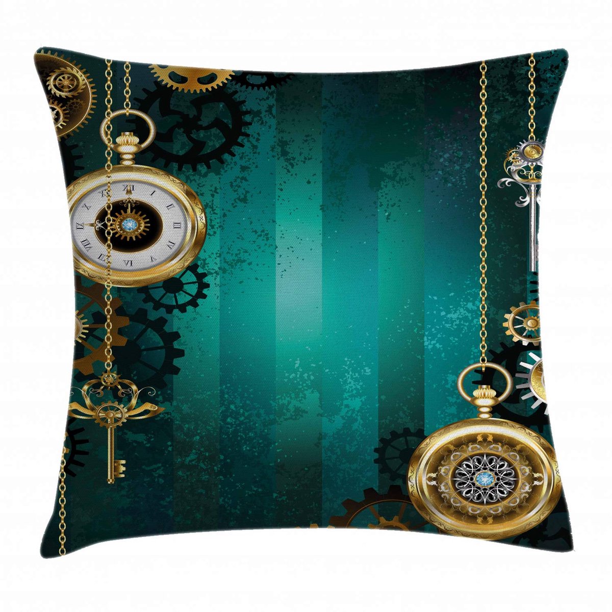 ABAKUHAUS Dekoratieve Kussenhoes 45x45 cm – Dubbelzijdig bedrukt Multicolor