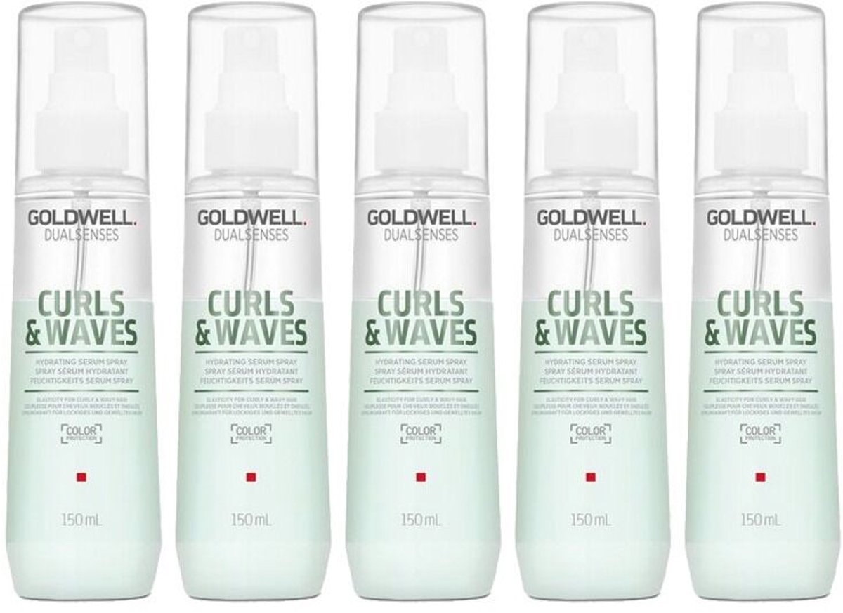 5x Goldwell Dualsenses Curls & Waves Serum Spray 150ml