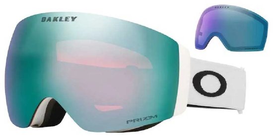 Oakley Goggles Flight Deck Pro M Skibril Wit Prizm Sapphire & Prizm Iced/CAT3+CAT2 Man,Vrouw
