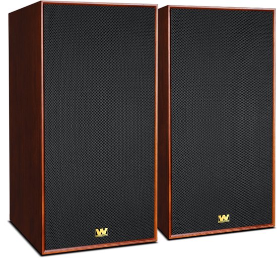 Wharfedale Super Linton Drie-weg Standmount - Kevlar Woofer - AMT Tweeter - Hoogwaardige Geluidskwaliteit - Mahogany van Wharfedale — afbeelding 2