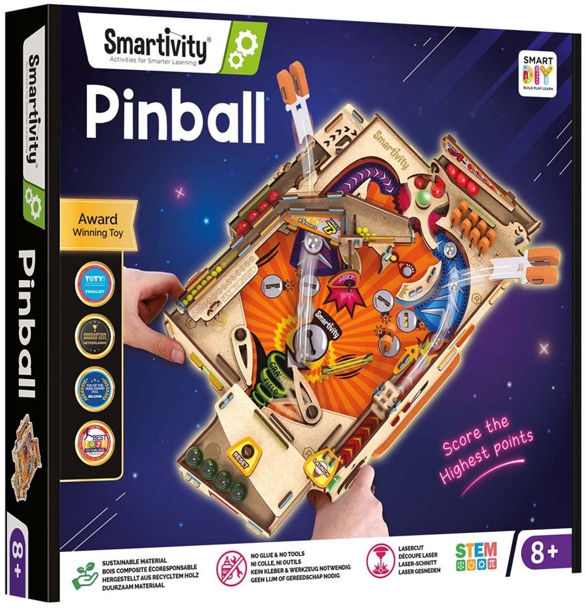 Smartivity Pinball Flipperkast - Educatief constructiespeelgoed - vanaf 8 jaar — afbeelding 9