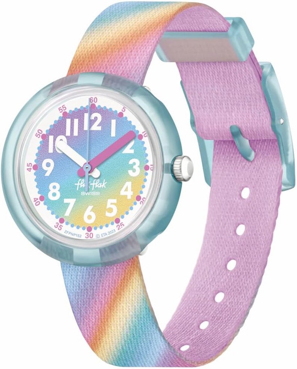 Kinderen Horloge Vloeibare Regenboog