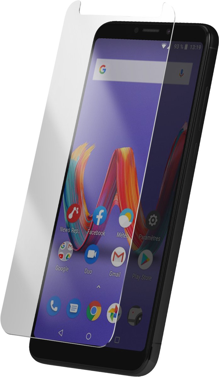 Avizar Gehard glas Geschikt voor Wiko Harry 2 hardheid 9H anti-kras, Transparant