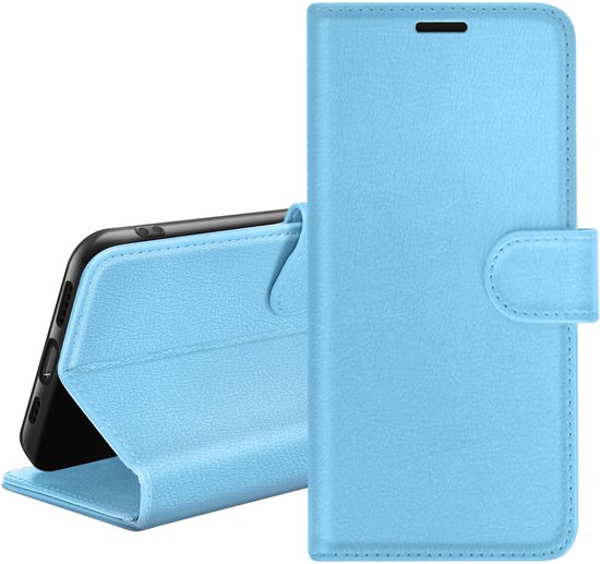 Zanae, Étui compatible avec Samsung A13 4G - Étui portefeuille et fermeture magnétique, Bleu clair