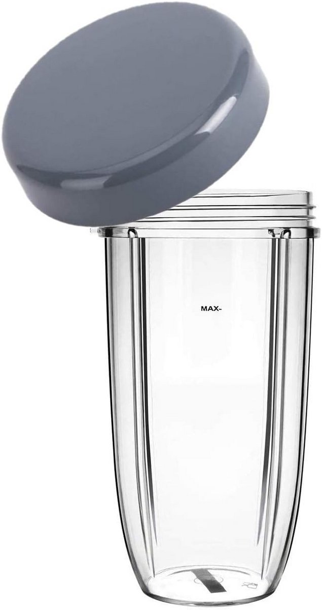 32oz/1000ml Kleine Cup met Platte Deksel voor Blender en Juicer