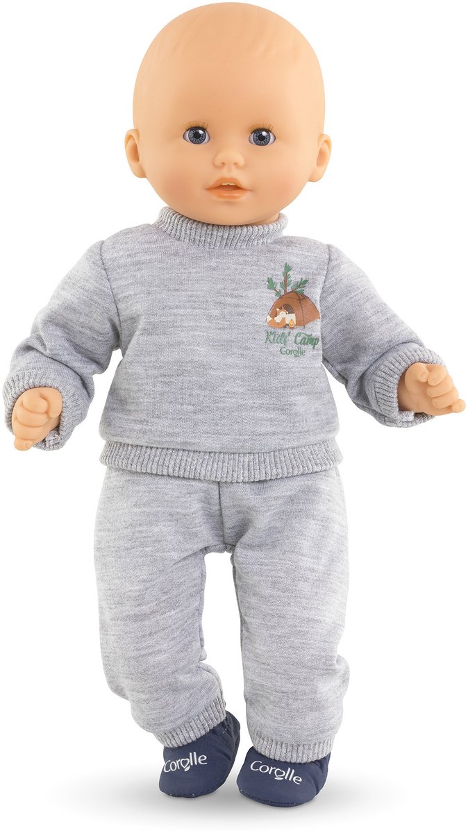 Corolle poppenkleding joggingpak grijs 30cm - accessoire poppen. — afbeelding 2