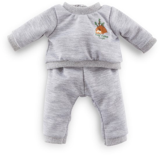 Corolle poppenkleding joggingpak grijs 30cm - accessoire poppen. — afbeelding 5