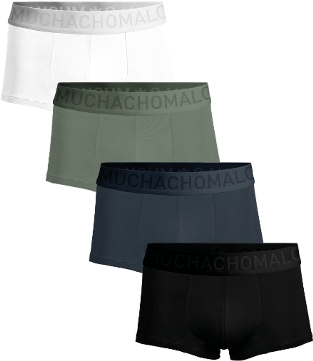 Muchachomalo Heren Trunks – 4 Pack – Korte Boxershorts Heren – Bamboe – Korte Pasvorm – Onderbroeken Heren