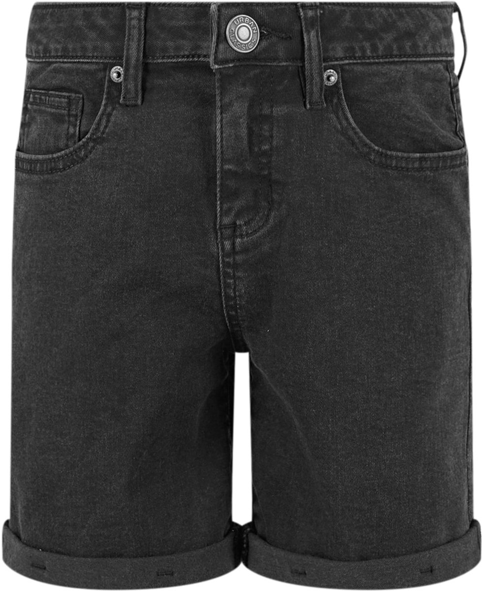 Urban Classics Organic Stretch 5 Pocket Kinder Korte broek Kids 146/152 Zwart