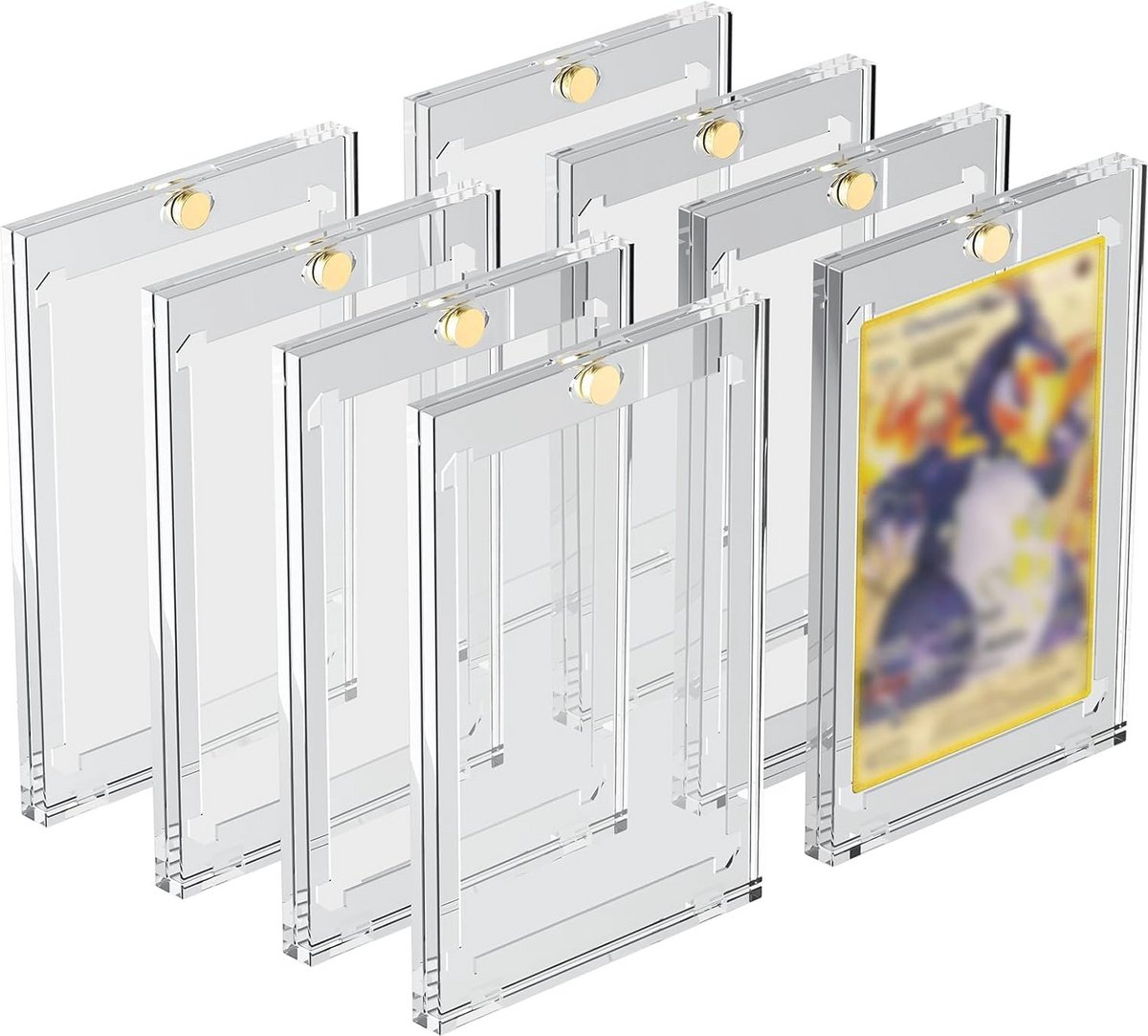 8 Stuks Magnetische Kaarthouders voor Verzamelkaarten en Speelkaarten