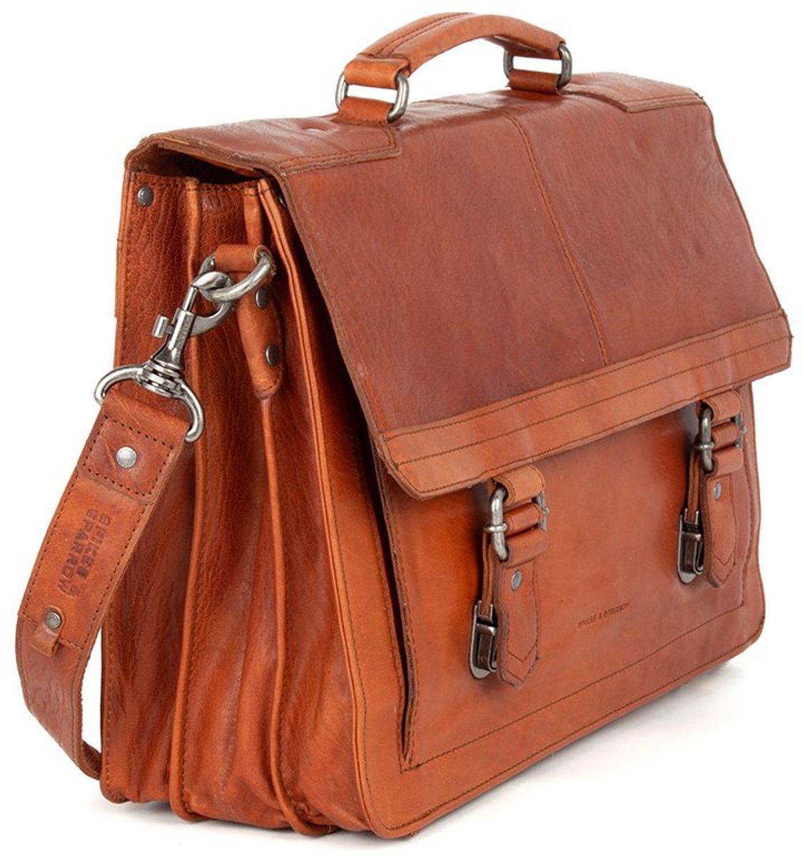 Leren Aktetas - Philip - Brandy