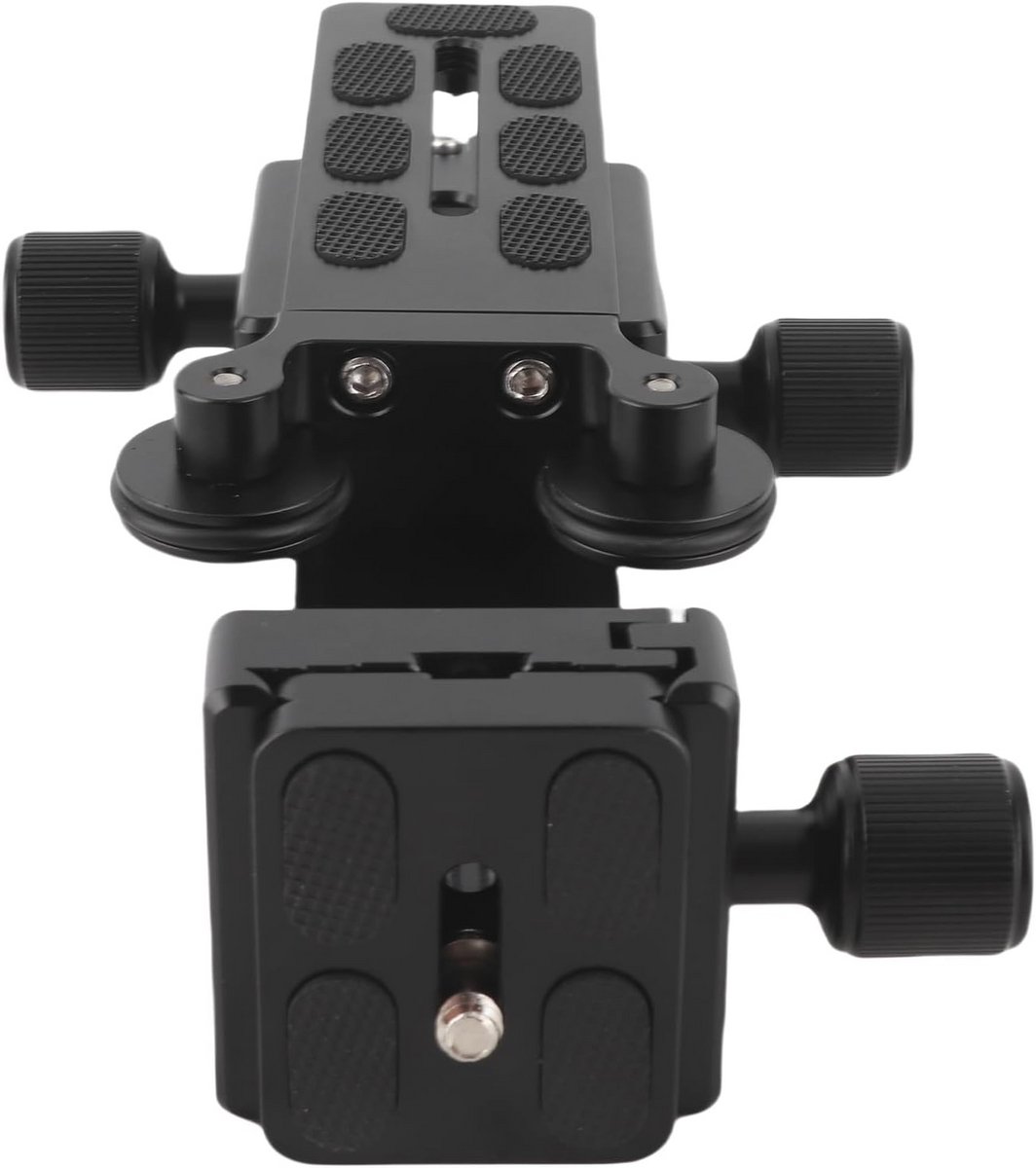 Telelenssteunbeugel met Snelontgrendelingsplaat en Waterpas - 20 Cm Hoogte