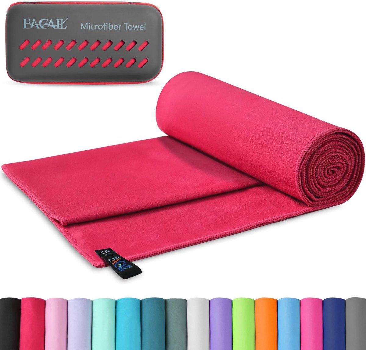 Microvezel Reishanddoek - Sneldrogende Camping- en Zwemhanddoek voor Sport en Yoga