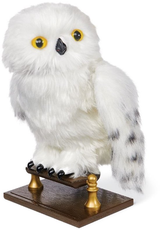 Harry Potter - Interactieve Uil Hedwig - 27cm - Met Geluiden en Bewegingen