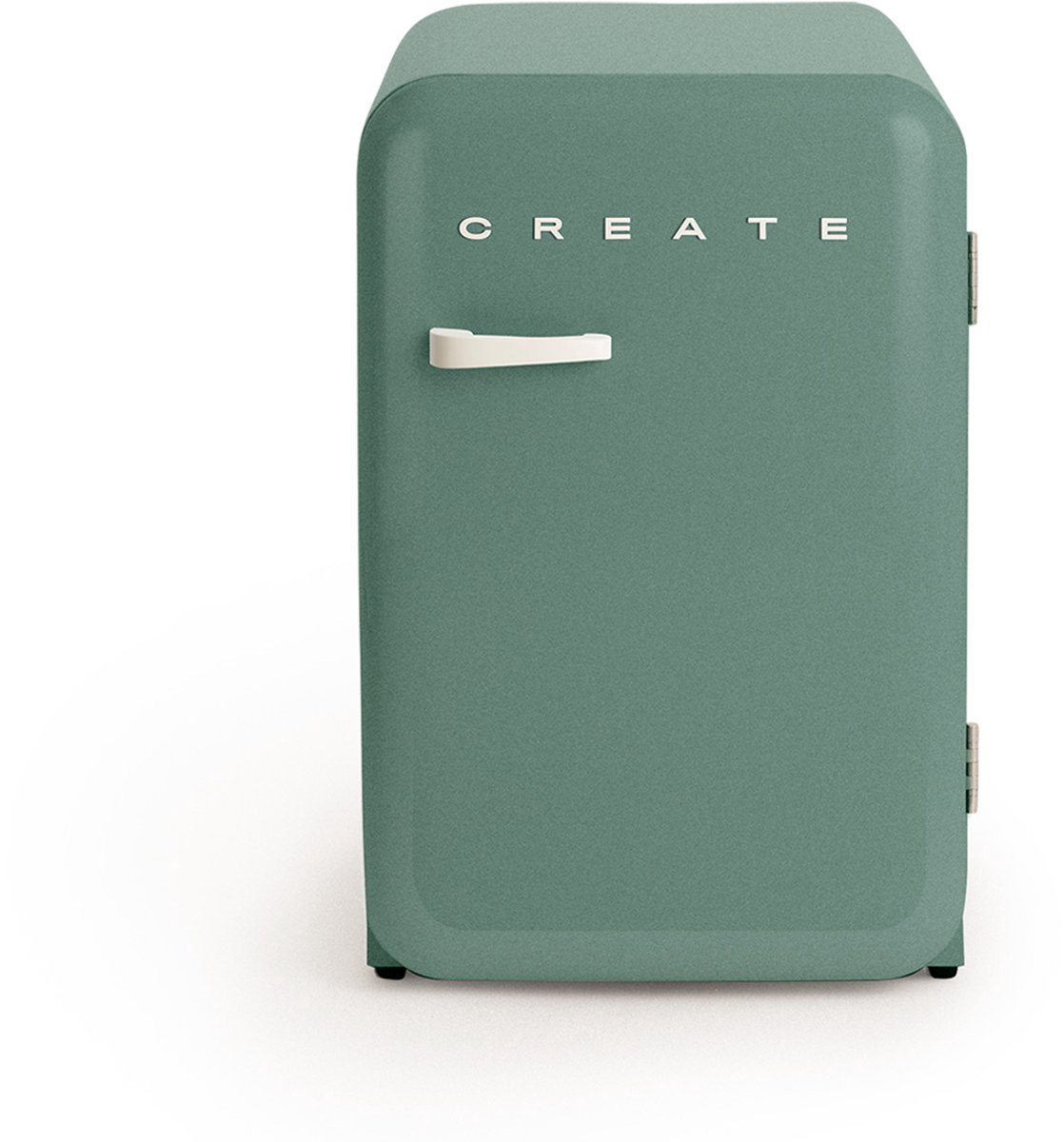 CREATE - Koelkast in retrostijl - Sage - Handvat Gebroken wit - FRIDGE RETRO 107L