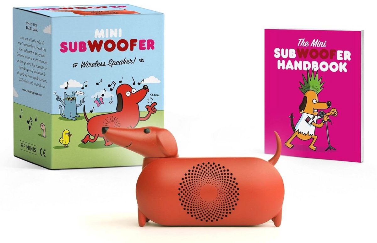 Draadloze Mini Subwoofer - Bluetooth Speaker in Hond Vorm