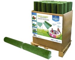 Clown Grastapijt met Noppen 100X200 cm