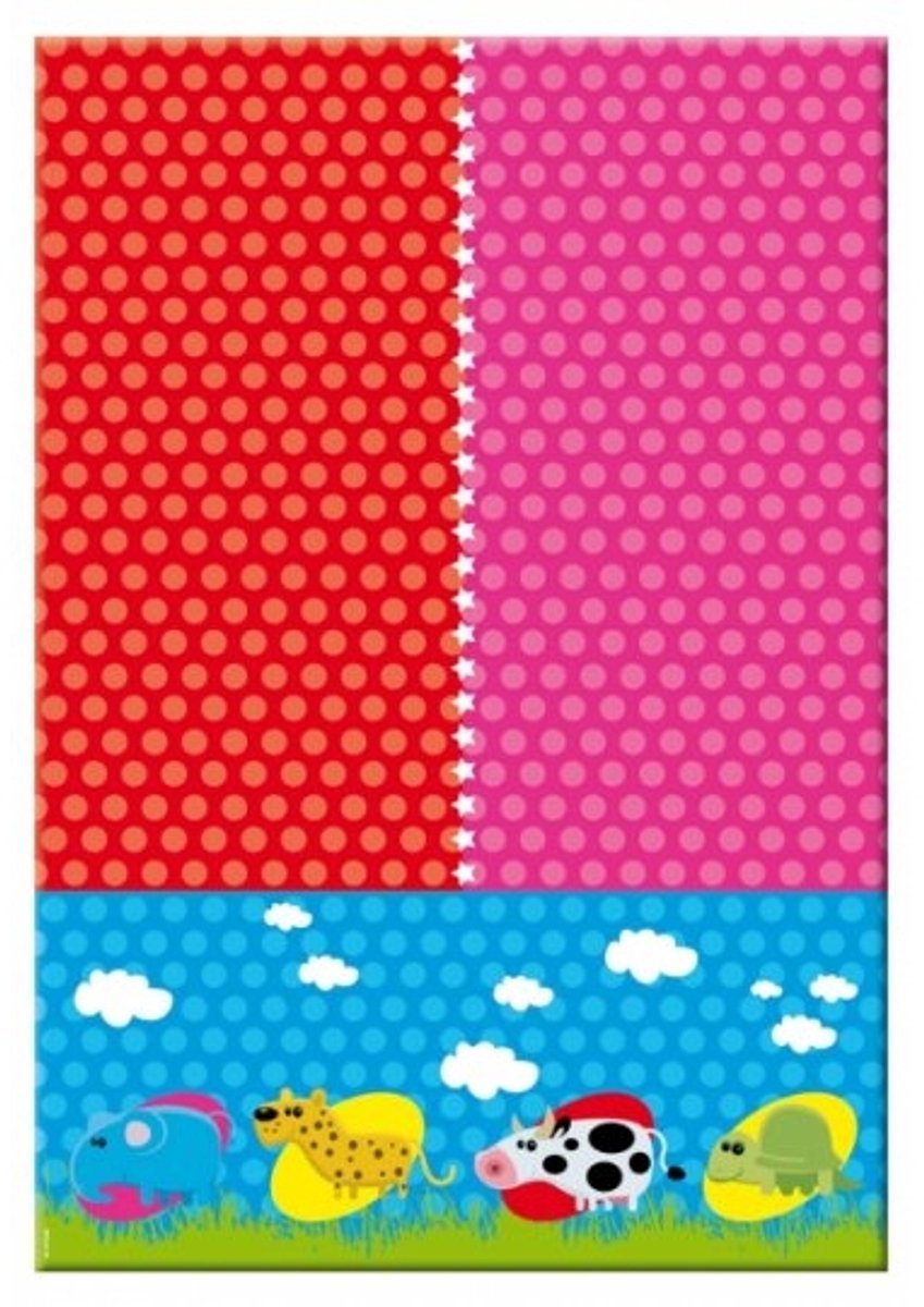 Vdm Tafelkleed dieren 130x180cm