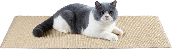 ACAZA Krabmat - Krabplank - Krabmat voor katten - 50x90 cm - Beige