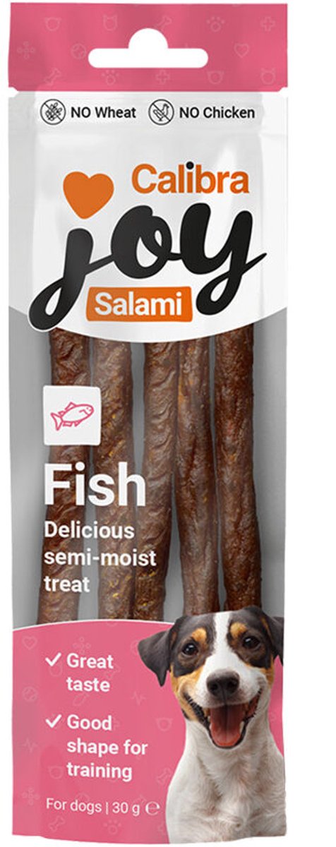 Calibra Joy Dog Salami - Vis - 3 x 30 g