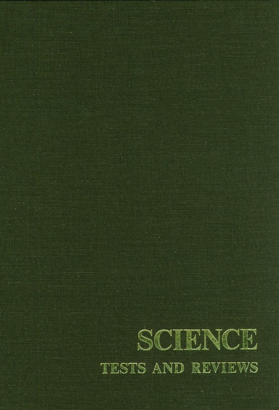Science Tests and Reviews - cover
