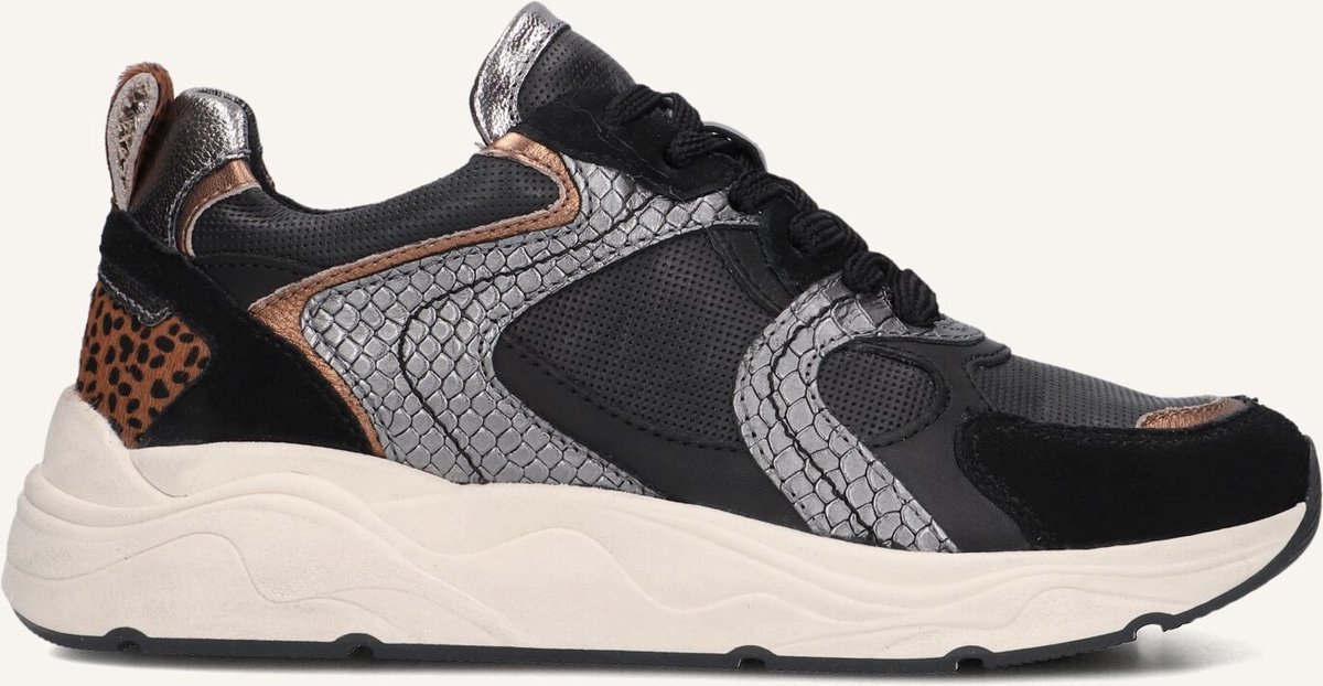 BLASZ Cirop-07 Sneakers Dames - Leren Sneaker - Zwart - Maat 36