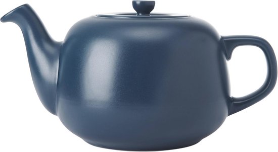 La Cafetière Théière classique traditionnelle avec poignée confortable et bec verseur anti-goutte, sert 2 tasses, pour sachets de thé, facile à nettoyer, passe au lave-vaisselle, 650 ml, vert
