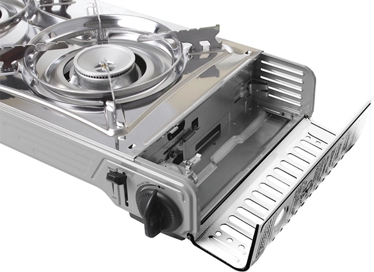 Brunner Devil Double Grill - Gas kooktoestel met grillfunctie