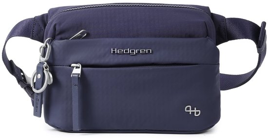 Hedgren HOGO – Sac banane / Crossbody – Protection RFID – Tissu déperlant recyclé – 2,5 L – Peacoat Blue